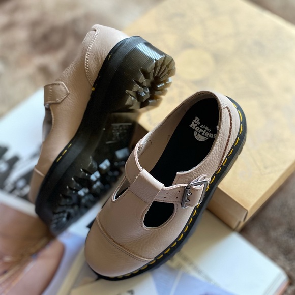 Dr. Martens Bethan T-Bar Platform Shoe - Picture 2 of 10